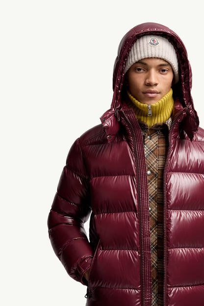 MONCLER MAYA - BURGUNDY || DESIGNER JACKET