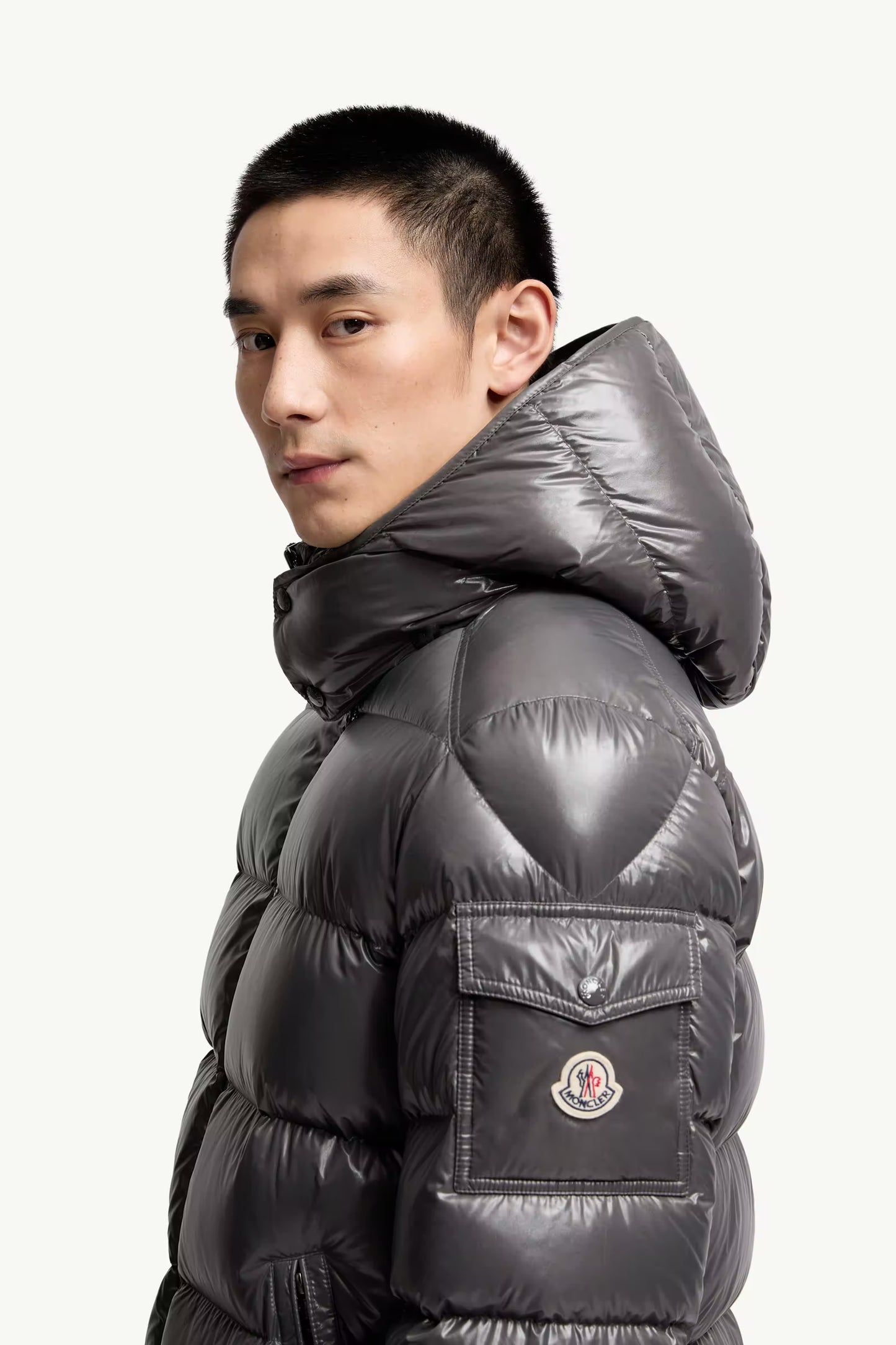 MONCLER MAYA - GREY || DESIGNER JACKET