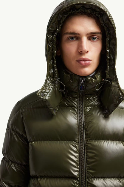 MONCLER MAYA - OLIVE GREEN || DESIGNER JACKET