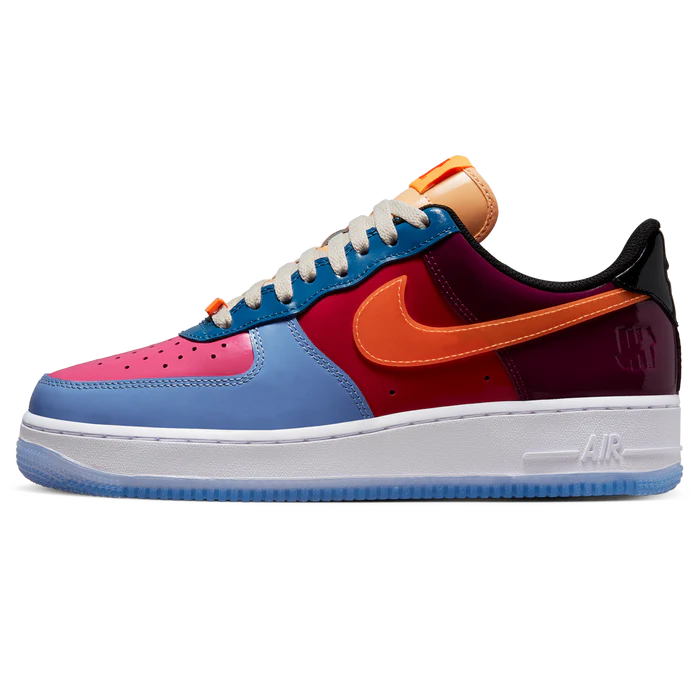 UNDEFEATED X NIKE AIR FORCE 1 LOW TOTAL ORANGE SNEAKERS FOR WOMEN DesignerDives